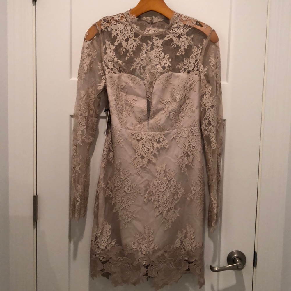 Saylor Nude lace Leondra dress